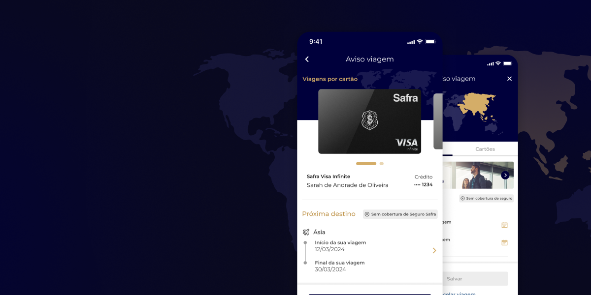 Experiência de  Aviso Viagem