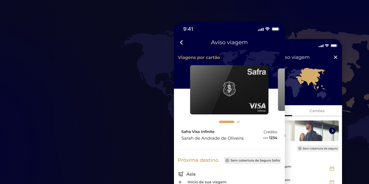 Experiência de  Aviso Viagem